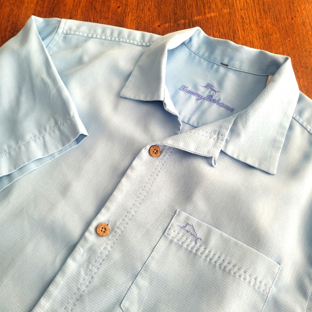 Tommy Bahama Men's Silk Blend Camp Shirt Size M